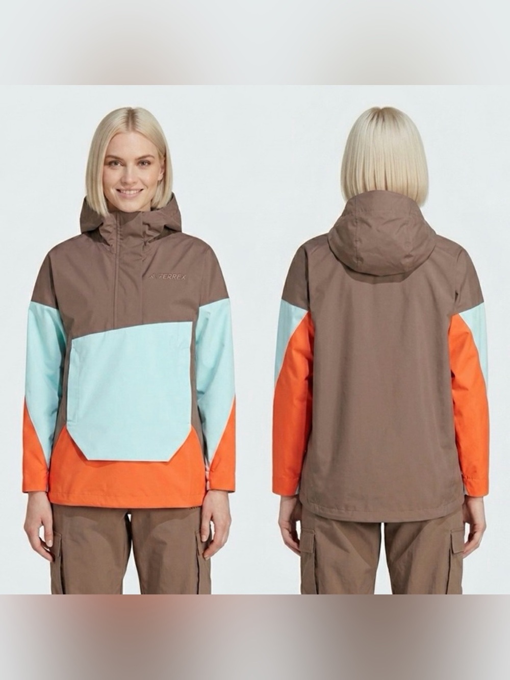 Adidas Terrex Xploric 2.5L Climaproof Anorak Parka Hiking Jacket - JL9813 - NWT
